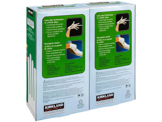 Kirkland Disposable Nitrile Safety Gloves – Medium (400ct)