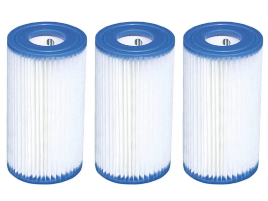 Intex Genuine Type A Pool Filter Pump Cartridge – 3 Pack Replacement