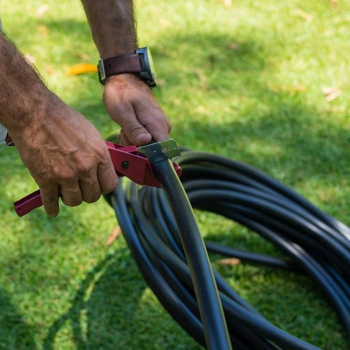 K-Rain 13mm x 50m Black Poly Pipe Irrigation Garden Watering Tube