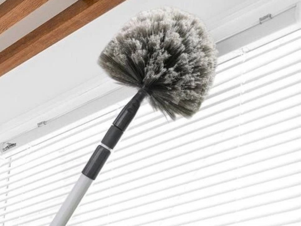 All Set Morgan Telescopic Cobweb Broom – Extendable Dome Brush