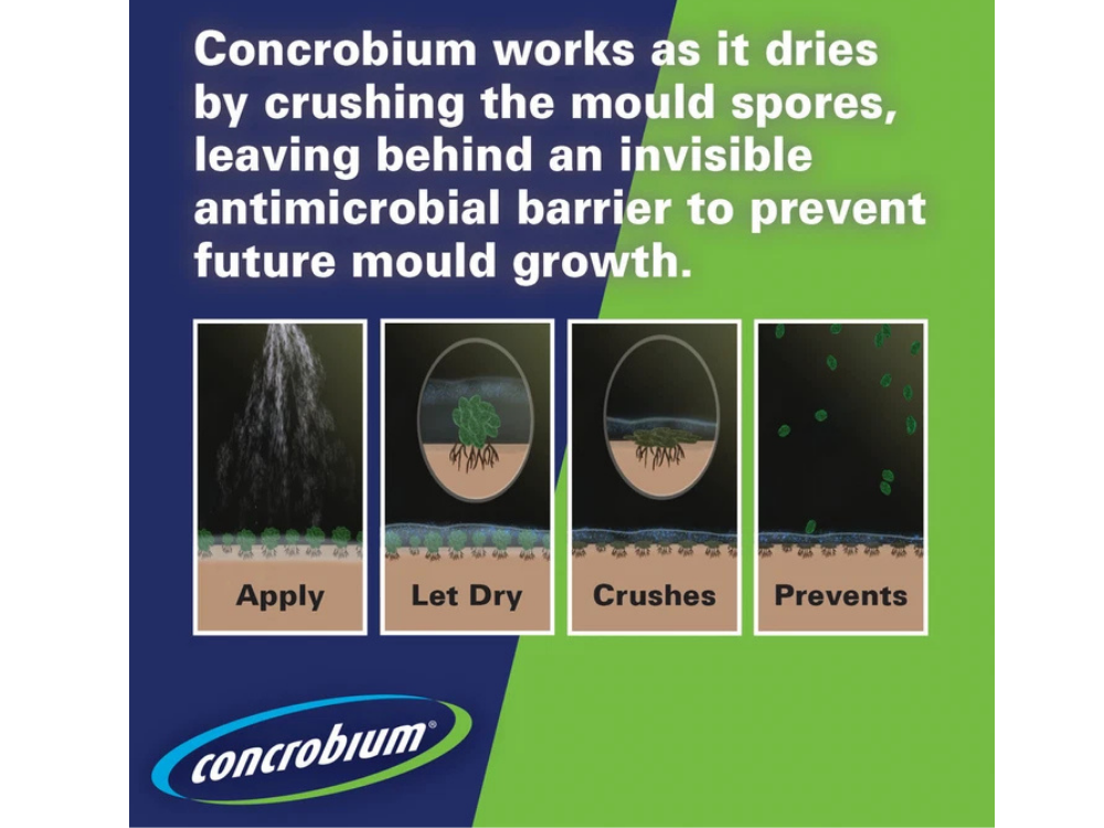 Concrobium Mildew & Odour Remover Spray – 946mL for Home Surfaces