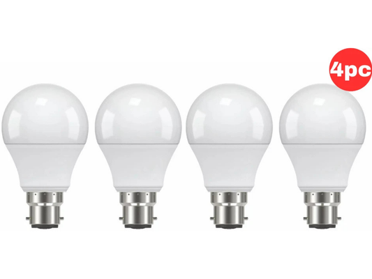 Luce Bella A60 B22 LED Bulb 6W Cool White 470LM – 2/4/8 Pack