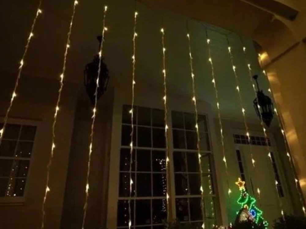 Lytworx 600-LED Warm White Waterfall Lights