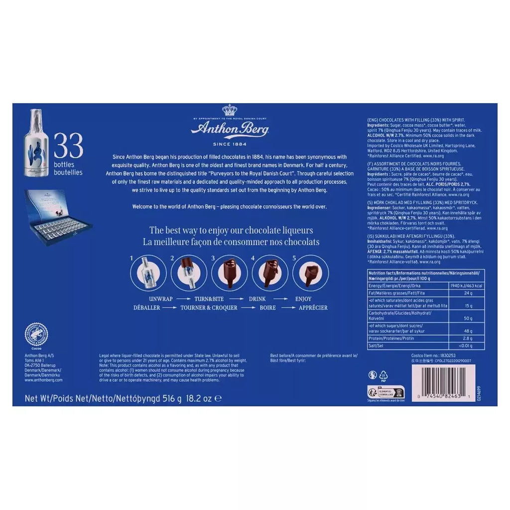 Anthon Berg Fenjiu Liquid Chocolate 516G