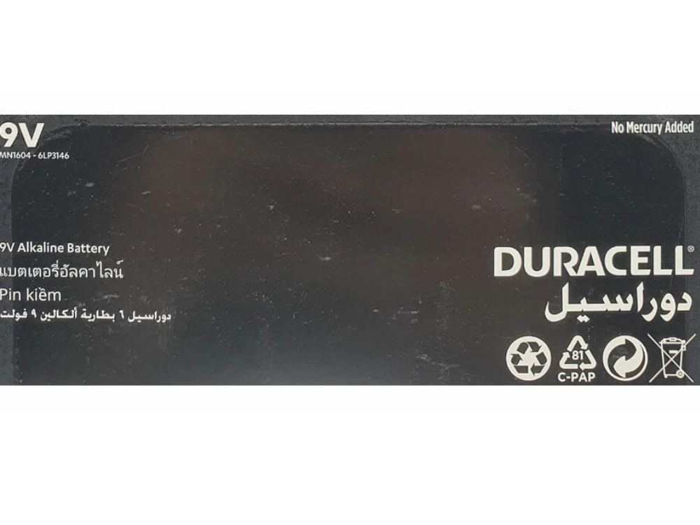 Duracell 9V Coppertop Alkaline Batteries 6 Pack – Genuine AU Stock