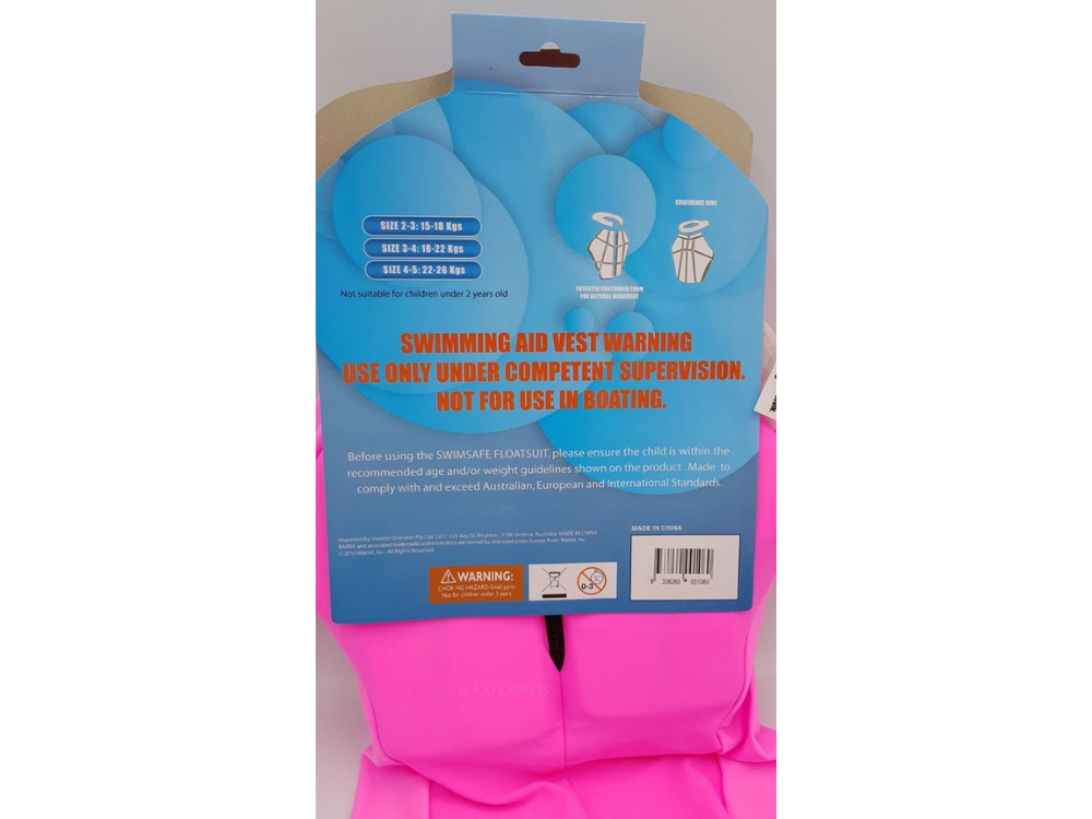 Swimsafe Toddler Swim Suit – Sun Safe Beach & Pool FloatSuit