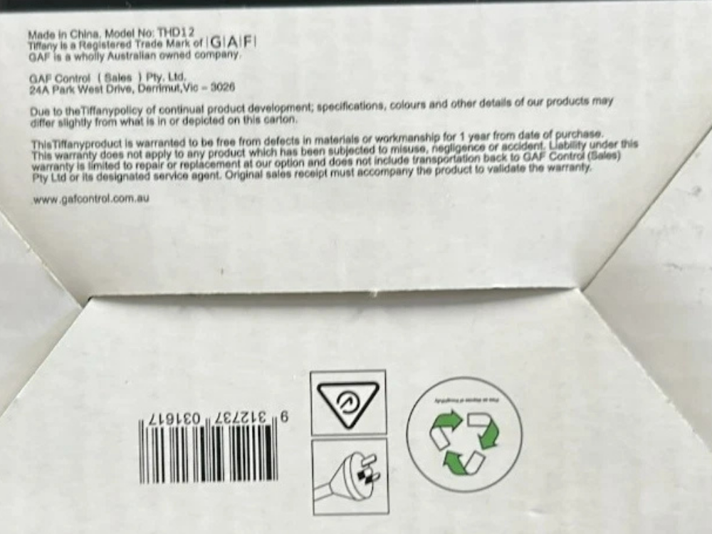 Tiffany Compact Hair Dryer – Foldable Handle, 1200W, 2-Speed