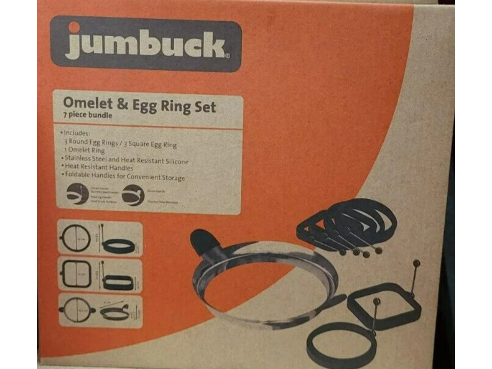 Jumbuck Egg & Pancake Rings – Silicone Handle Kitchen Tools