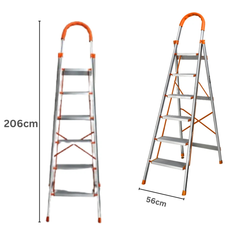 Katashi 3/4/5/6 Step Ladder Aluminium Multi Purpose Folding Light Weight