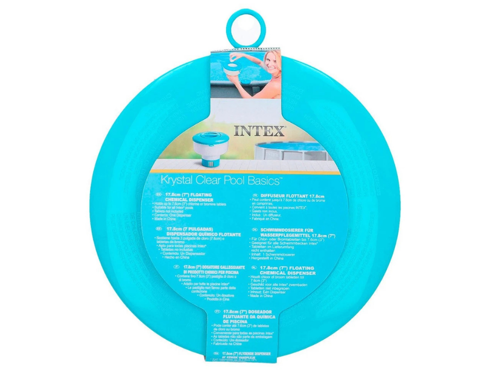 Intex Floating Chlorine Dispenser – Pool, Spa & Hot Tub Chemical Holder