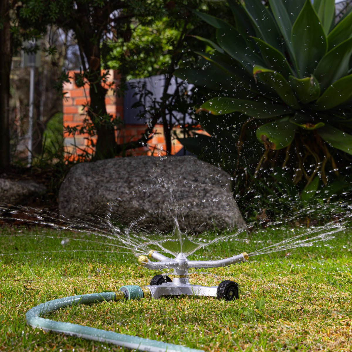 Pope 100 Year 3 Arm Sprinkler on Wheels