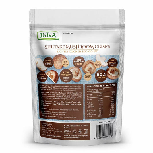 DJ&A Shiitake Mushroom Crisps 300g