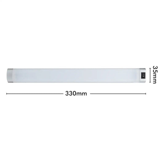 Arlec White 7W Aluminium Wide Angle Corner Bar LED Light