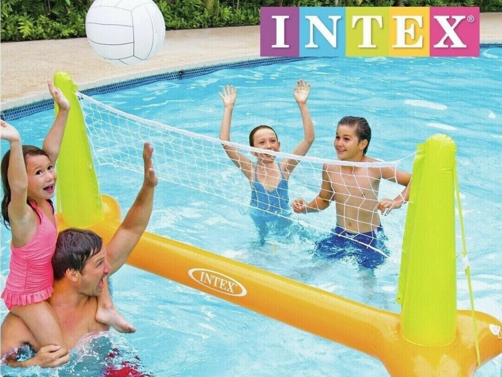 Intex Pool Volleyball Game – Inflatable Net & Ball