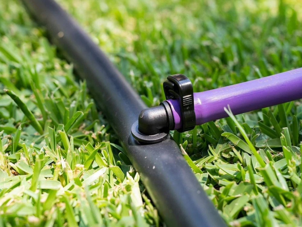 K-Rain 13mm x 50m Black Poly Irrigation Pipe Garden Watering Tube