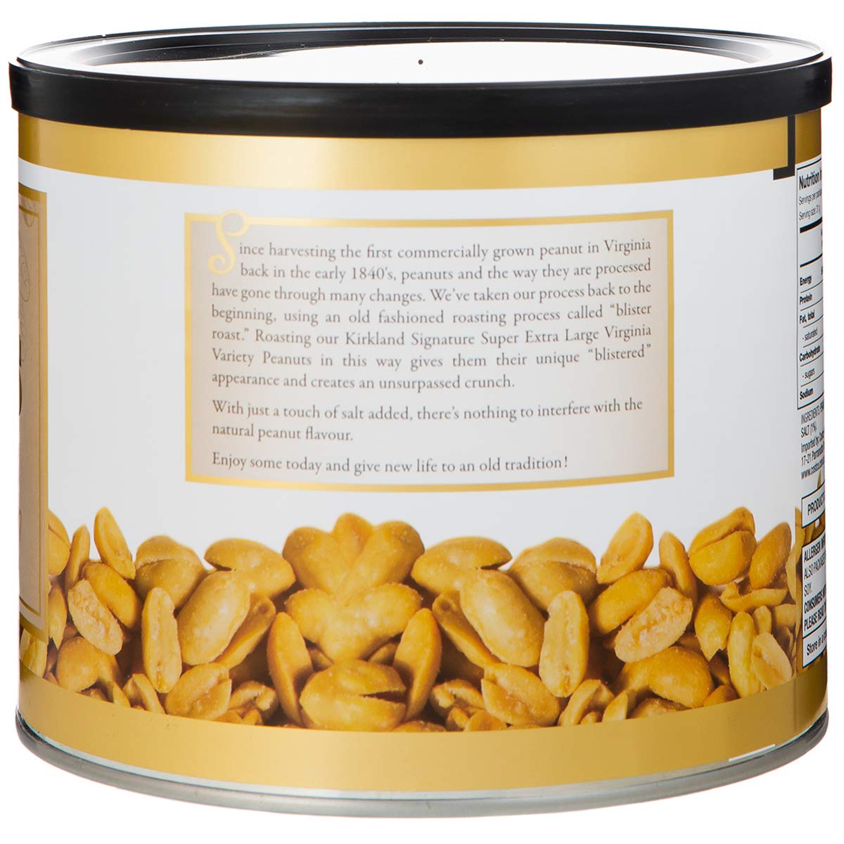 Kirkland Signature Super Extra Large Peanuts Roasted & Salted Virginia Variety Extra Crunchy