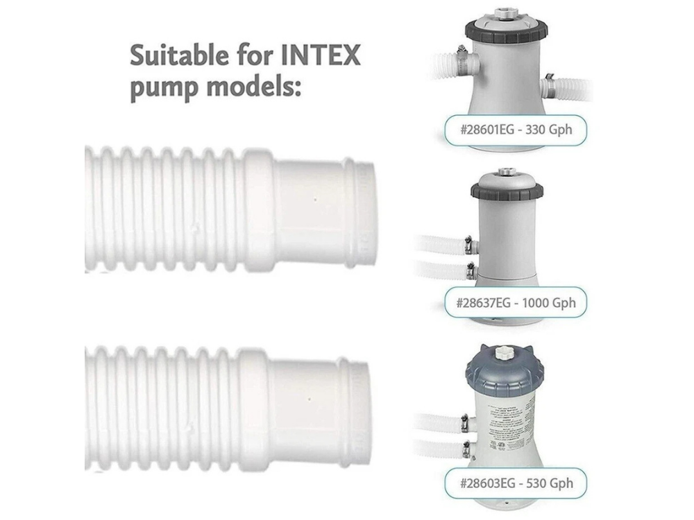 Genuine Intex 32mm Pool Pump Hose – 4 Pack