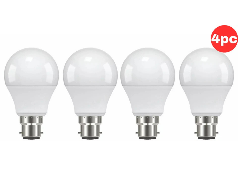 Luce Bella A60 B22 LED Bulb 6W Cool White 470LM – 2/4/8 Pack