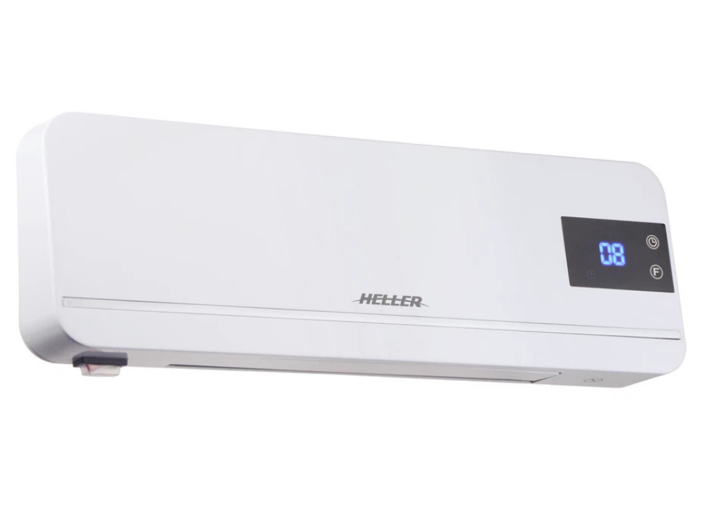 Heller 2000W Wall Mounted Ceramic Heater – Remote Control, Portable