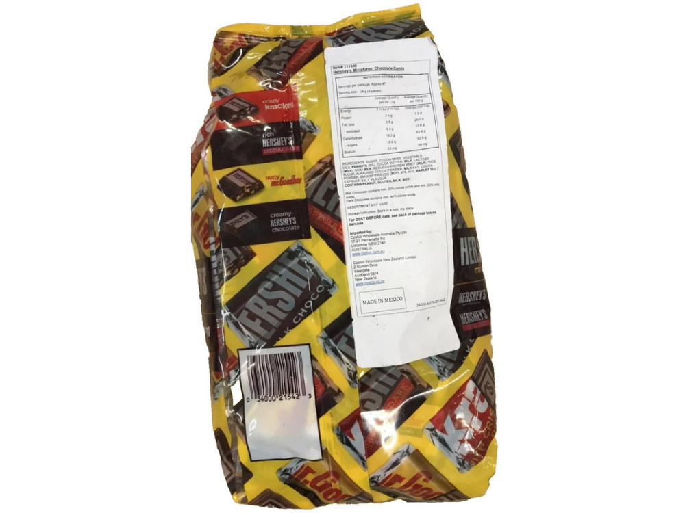 Hershey's Miniatures Milk Chocolate Candy Bulk Pack – 1.58kg