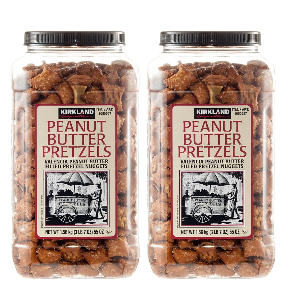 2 x Kirkland Signature Peanut Butter Pretzels 1.56kg