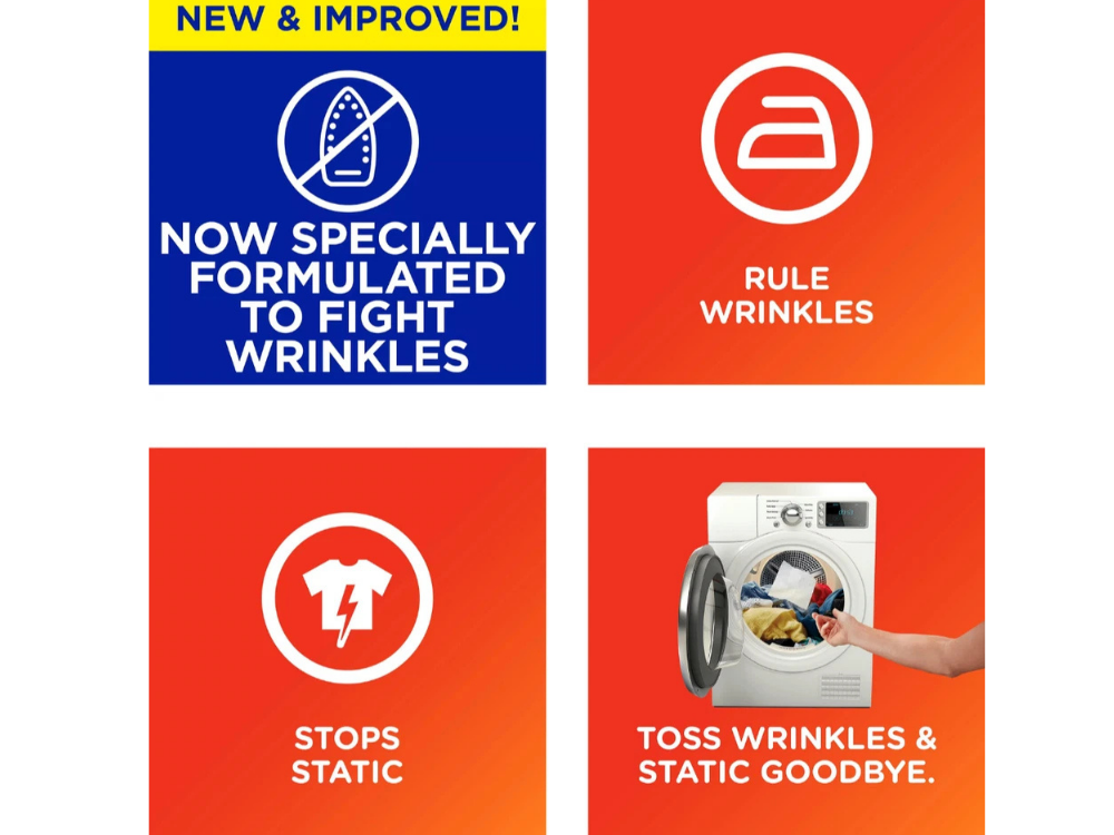 Bounce Fabric Softener Sheets – 4 Packs x 160, Outdoor Fresh