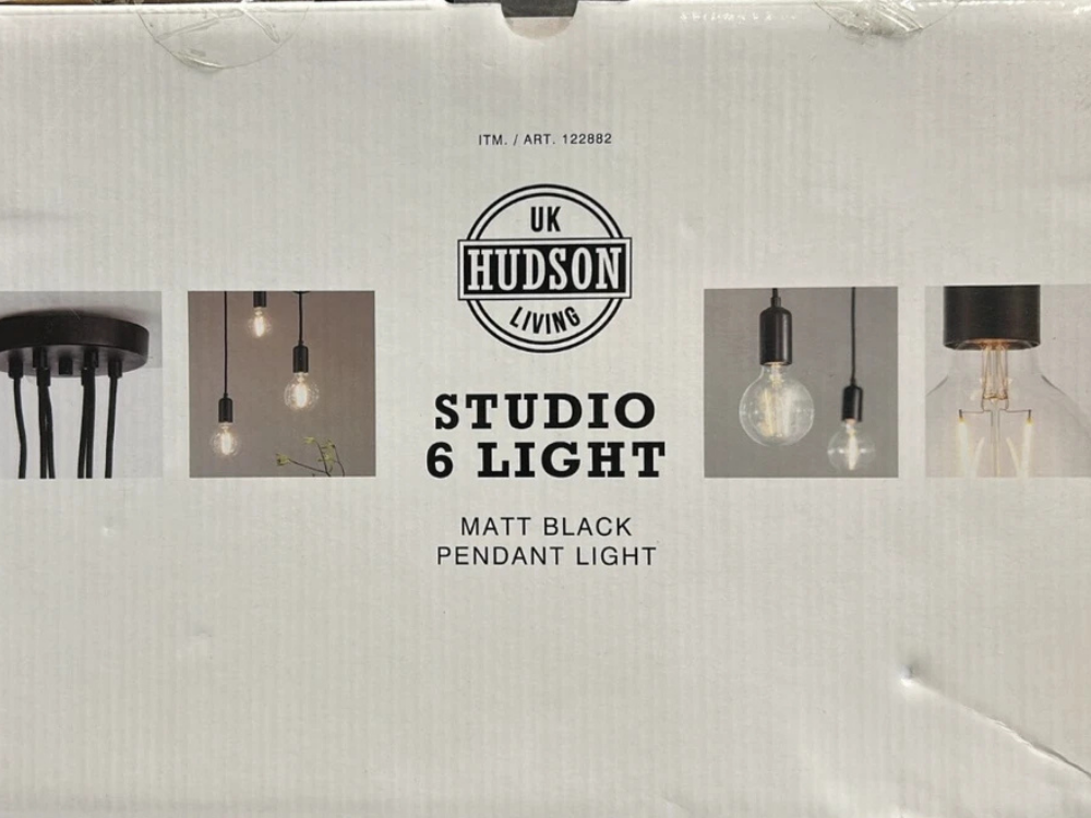 Hudson Living Studio Ceiling Pendant Light – Modern Kitchen Fixture