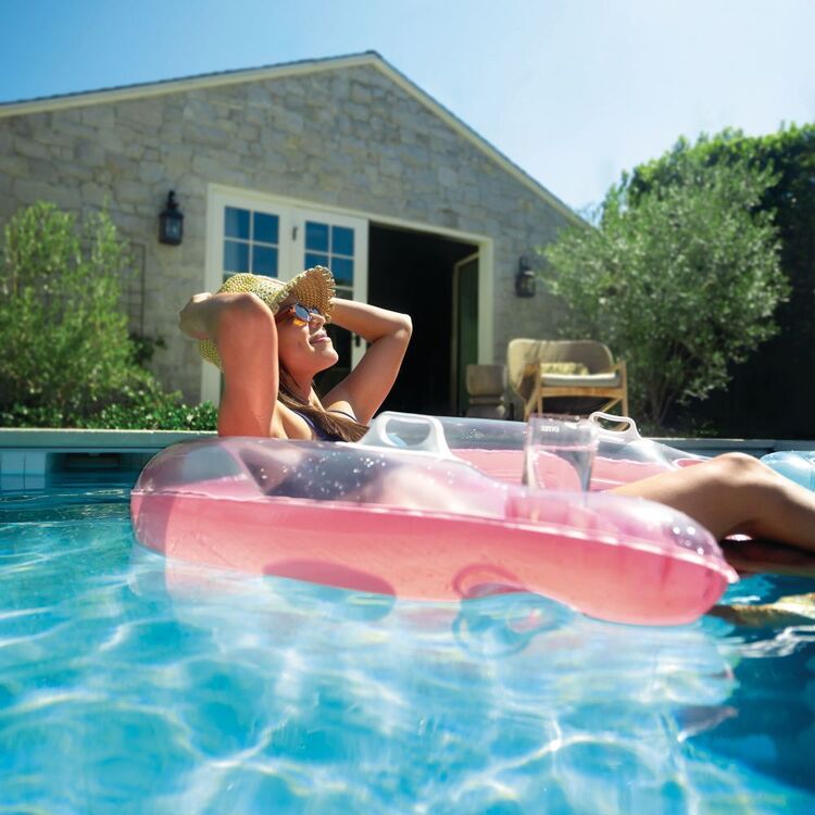 Intex Pool Inflatable Sit N Float Pink