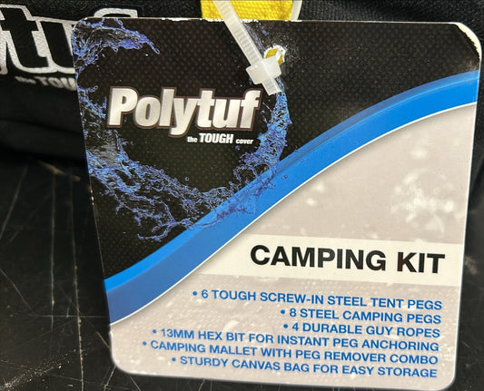 Polytuf 23 Piece Camping Kit with Canvas Bag