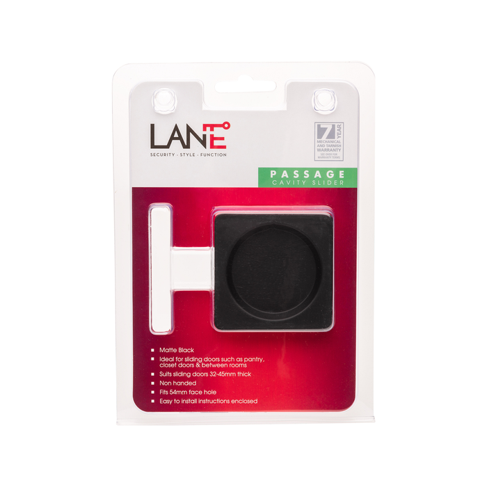 CAVITY SLIDER PASSAGE LANE++MATTE BLACK SR L521469