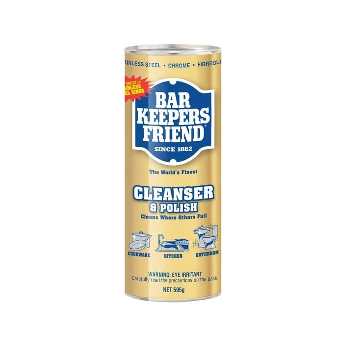 Bar Keepers Friend 595g Cleanser & Polish Powder Multi-Surface Stain Remover