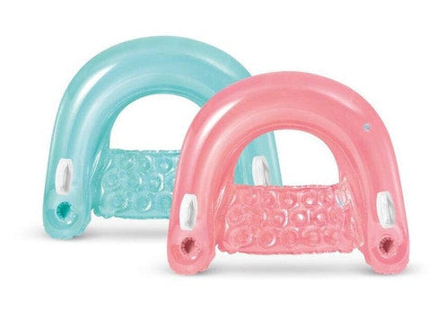 2x Intex Sit 'n Float Classic Inflatable Raft Swimming Pool Lounge