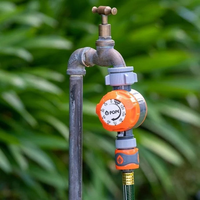 Pope 2 Hour Tap Timer Water Sprinkler Filler Standard Hose Lawn Garden