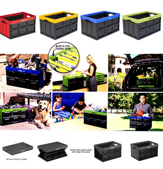 Instacrate Collapsible Crate Storage Foldable Container Organiser Basket 46L
