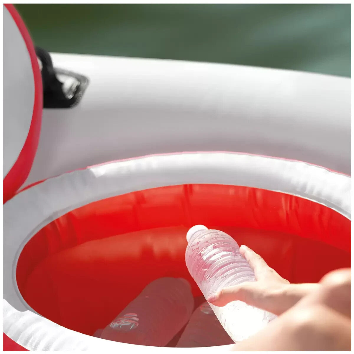 Intex Inflatable Island Float Marina Breeze Raft Ride On Water River Pool 259cm