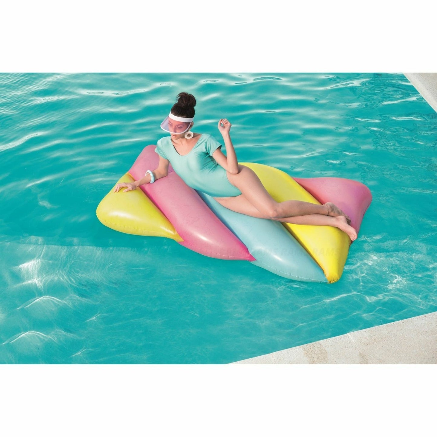 Bestway Inflatable Pool Floats Swim Rafts Toy Kids Water Ride-On Lounge Outdoor