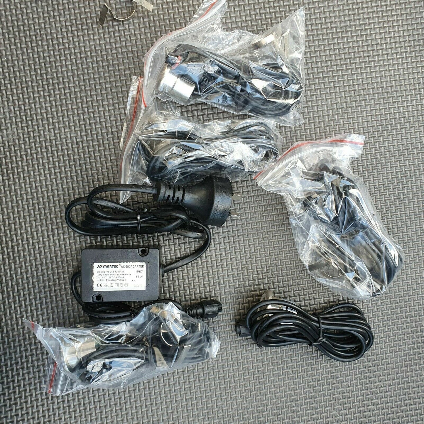 MARTEC Garden Deck LED Path Yard Lights Kit Outdoor Fence Patio Stairs w/ Driver