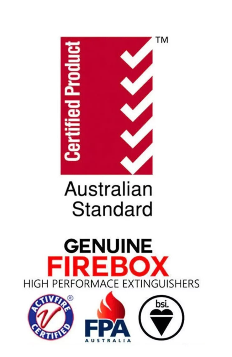 Ready2Fire Fire Extinguisher 1kg with Bracket ABE Dry Powder Car Home Caravan