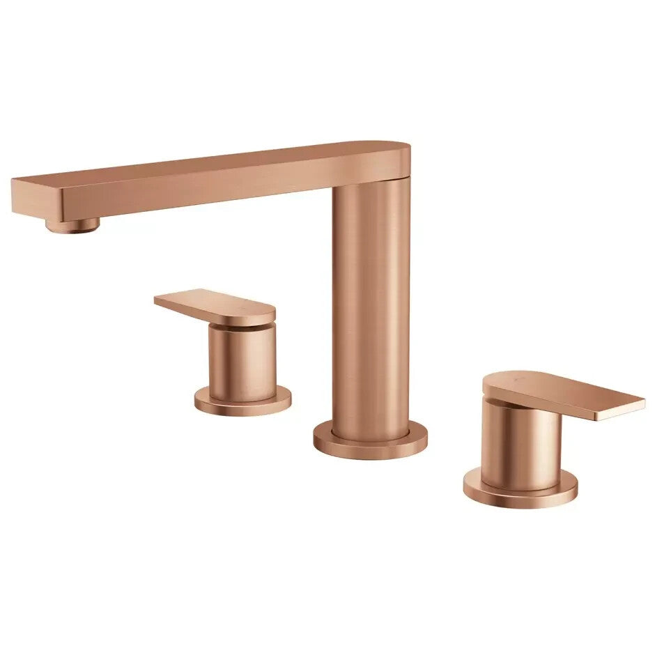 Mondella Signature Basin Set Brushed Rose Gold 1/4 Turn Ceramic Disc 4 Star 7.5L