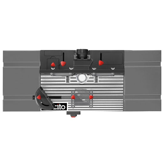 Ozito 855 x 335m Router Table Cast Aluminium Sliding Mitre Guide Saw Dust Port