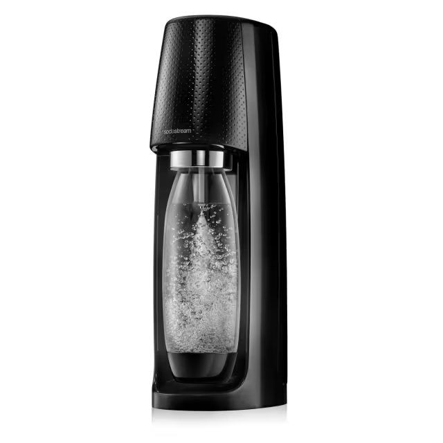 SodaStream Spirit Sparkling Drink Water Soda Fizzy Drinks Machine Maker Black