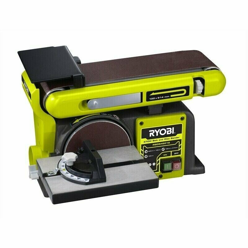 Ryobi Belt and Disc Sander 370W 150mm Adjustable Sanding Tool Bench-top Machine