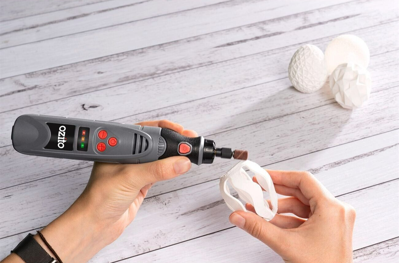 Ozito 3.6V Cordless Micro Rotary Multi Tool Dremel + 118 Accessories & Case Kit