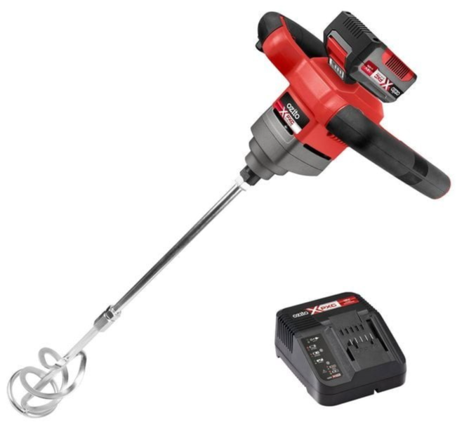 Ozito PXC Cordless Mixing Drill 4.0Ah Battery Fast Charger Kit Set 18V