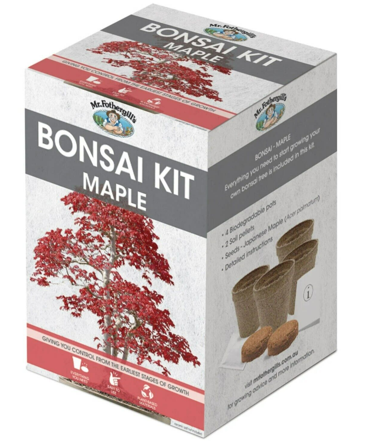 Mr Fothergill's Bonsai Seeds Japanese Maple All-In-One Starter Growing Kit