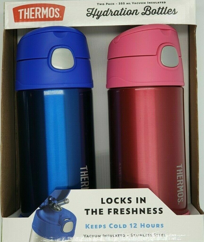 NEW Thermos Kids Drink Bottle Vacuum Flask Mug Funtainer Toddler + Straw Baby