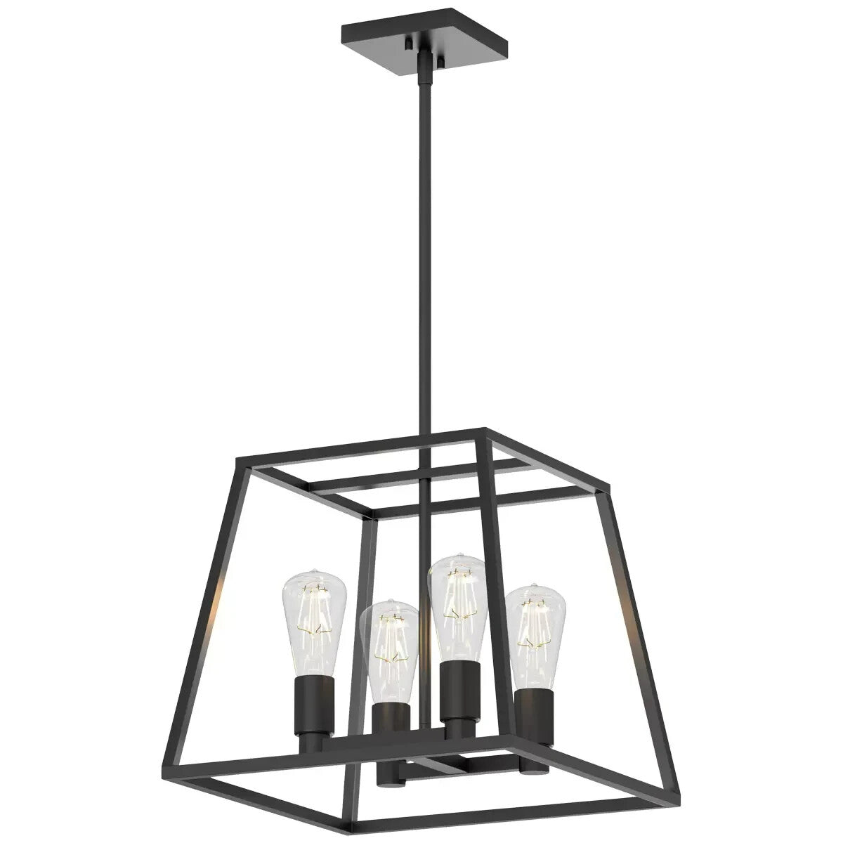 Artika Carter Pendant 4 Lights Chandelier Industrial Kitchen Hanging Dining