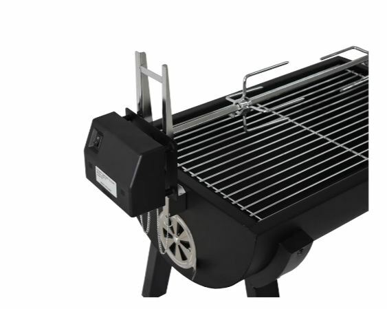 Jumbuck Novo Charcoal Spit Roaster BBQ Rotisserie Smoker Grill Electric