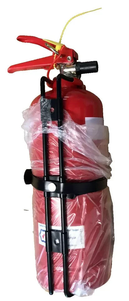 FirePro 1kg Fire Extinguisher Dry Powder Car Boat Home Caravan Pro W/ Bracket