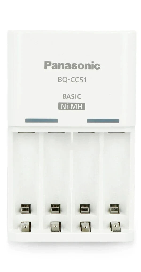 Panasonic Eneloop Quick Charger w/ 4x AA Batteries 2000mAh 90-180min Charge AU